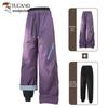 TUCANO Women's 3-in-1 Outdoor Windproof Fleece-Lined Wide-Leg Pants