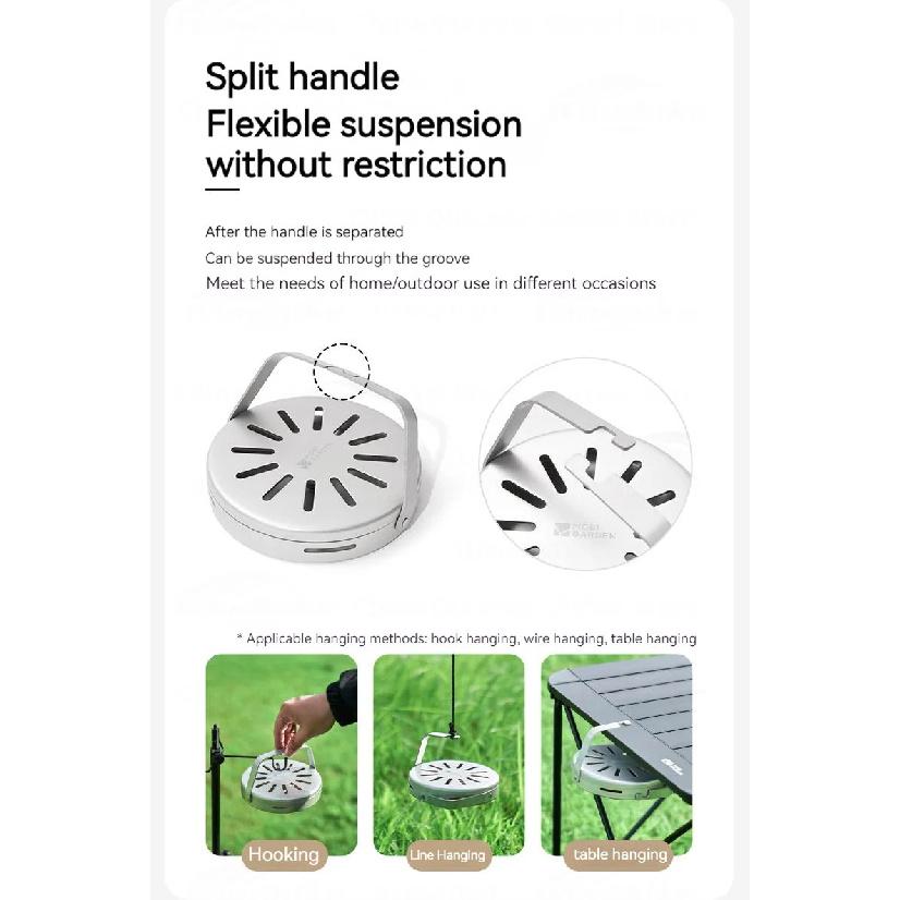 MOBI GARDEN Extremely Banquet Mosquito Incense Case Aluminium Alloy Plate For Mosquito Anti-fire Repellent Incense Coil Tray Box