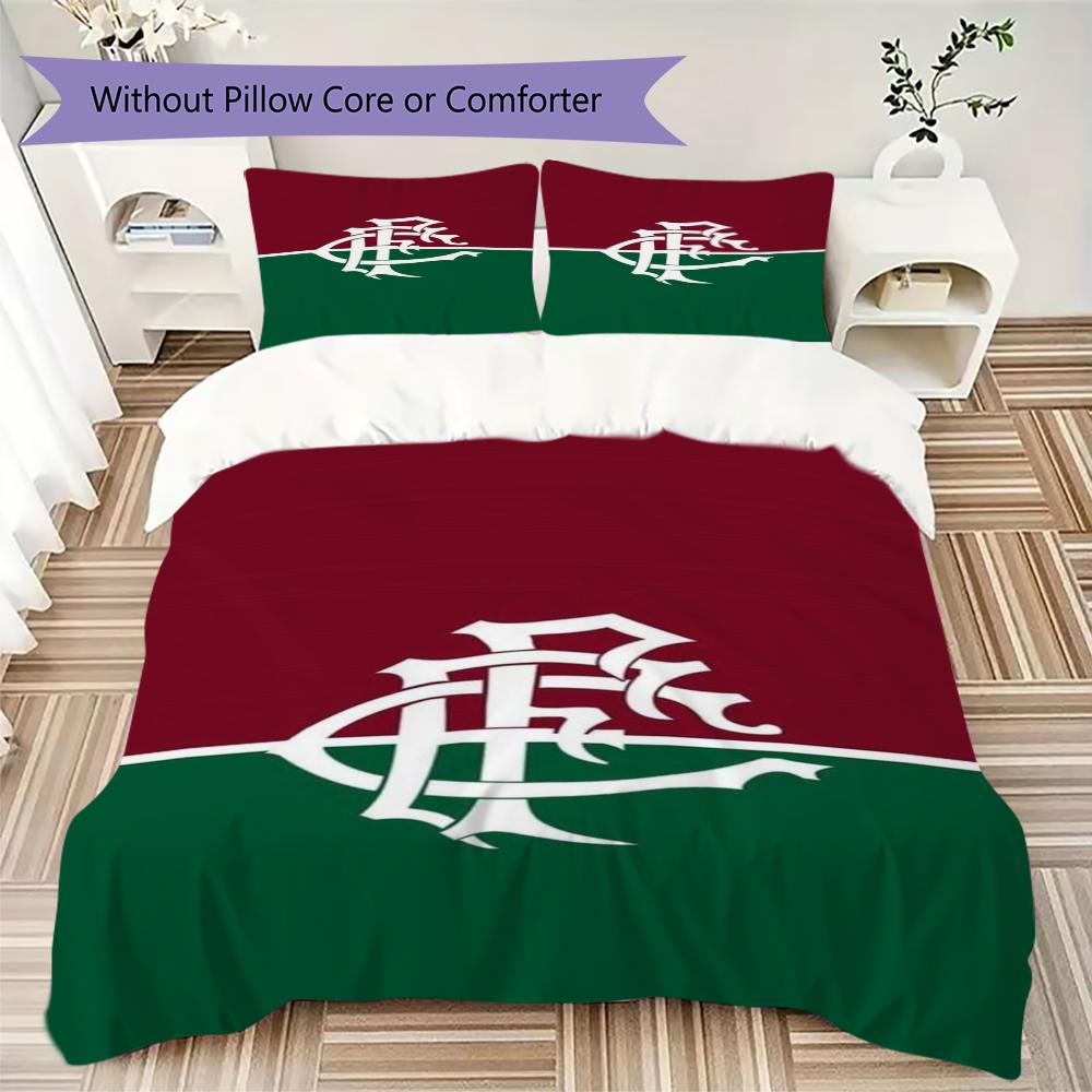 Fluminense Pattern Bedding,Quilt Set Quilt Cover Pillowcase Home Birthday Gift(1 * duvet cover + 2 * pillowcase, without core)_lx