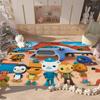 The O-Octonauts ANIME Bathroom Mat Anti-slip Absorb Water Long Strip Cushion Bedroon Mat Hotel Decor Mat