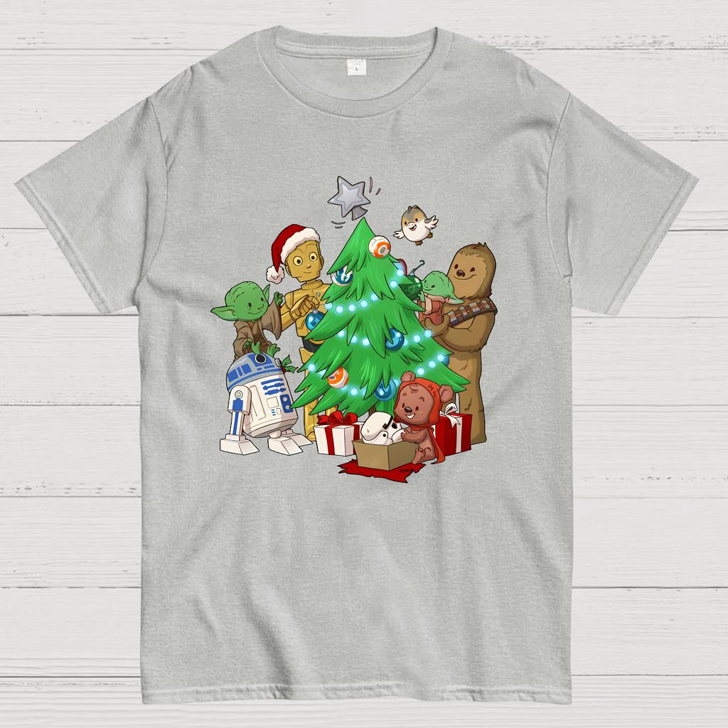 Christmas With Friends Cotton Summer Casual Cool Loose T-Shirt