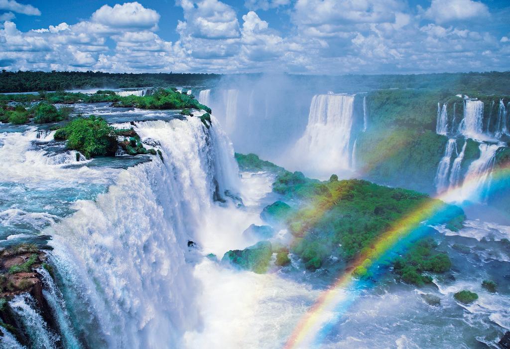 1053 Piece Jigsaw Puzzle Super Master of Puzzles EX Spectacular Views of the World Iguazu Falls Super Small Piece - Argentina/Brazil (26x38cm)