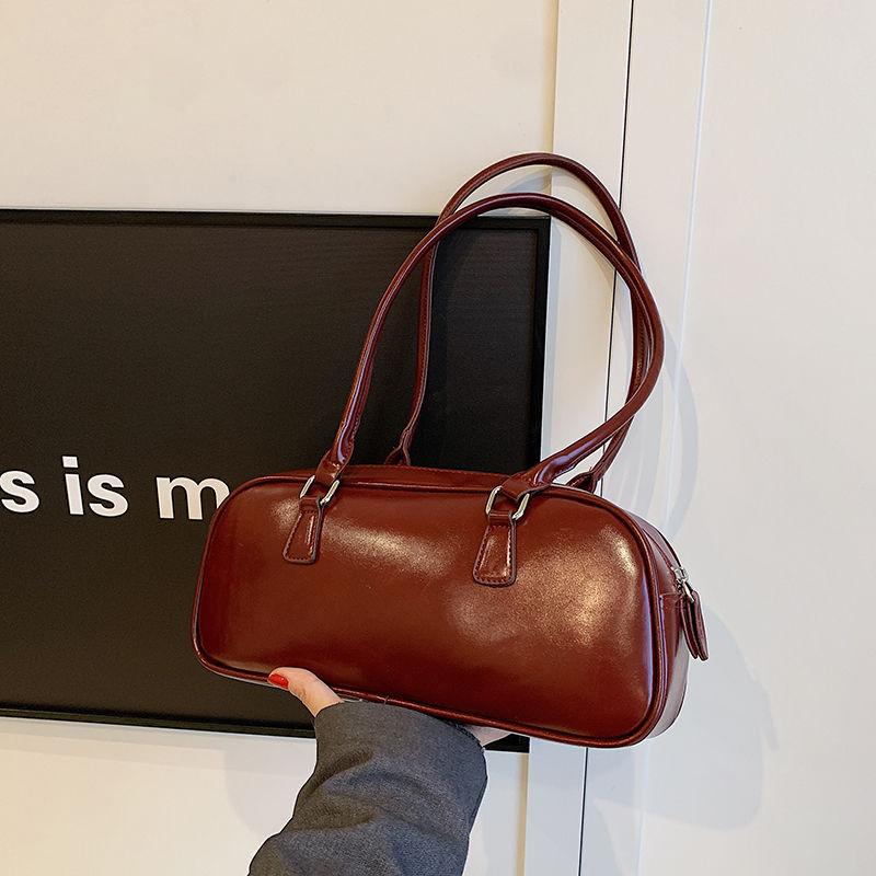 Женская ретро простая сумка через плечо однотонная искусственная кожа подмышечные сумки женские сумки и кошельки