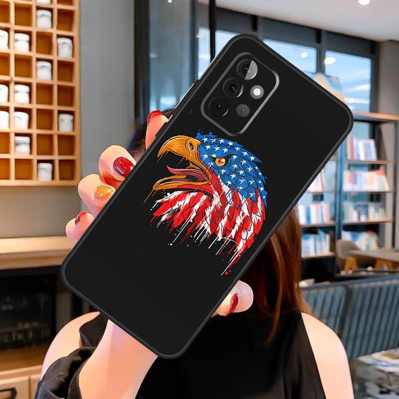 Американский флаг США Орел Чехол Для Samsung Galaxy A13 A36 A56 A23 A52 A32 A12 A54 A34 A14 A16 A26 A33 A53 A15 A35 A55