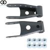 Комплект из 2 шт. задних опускающих стремянок 2"-3" для Chevy Silverado GMC Sierra 2007-18