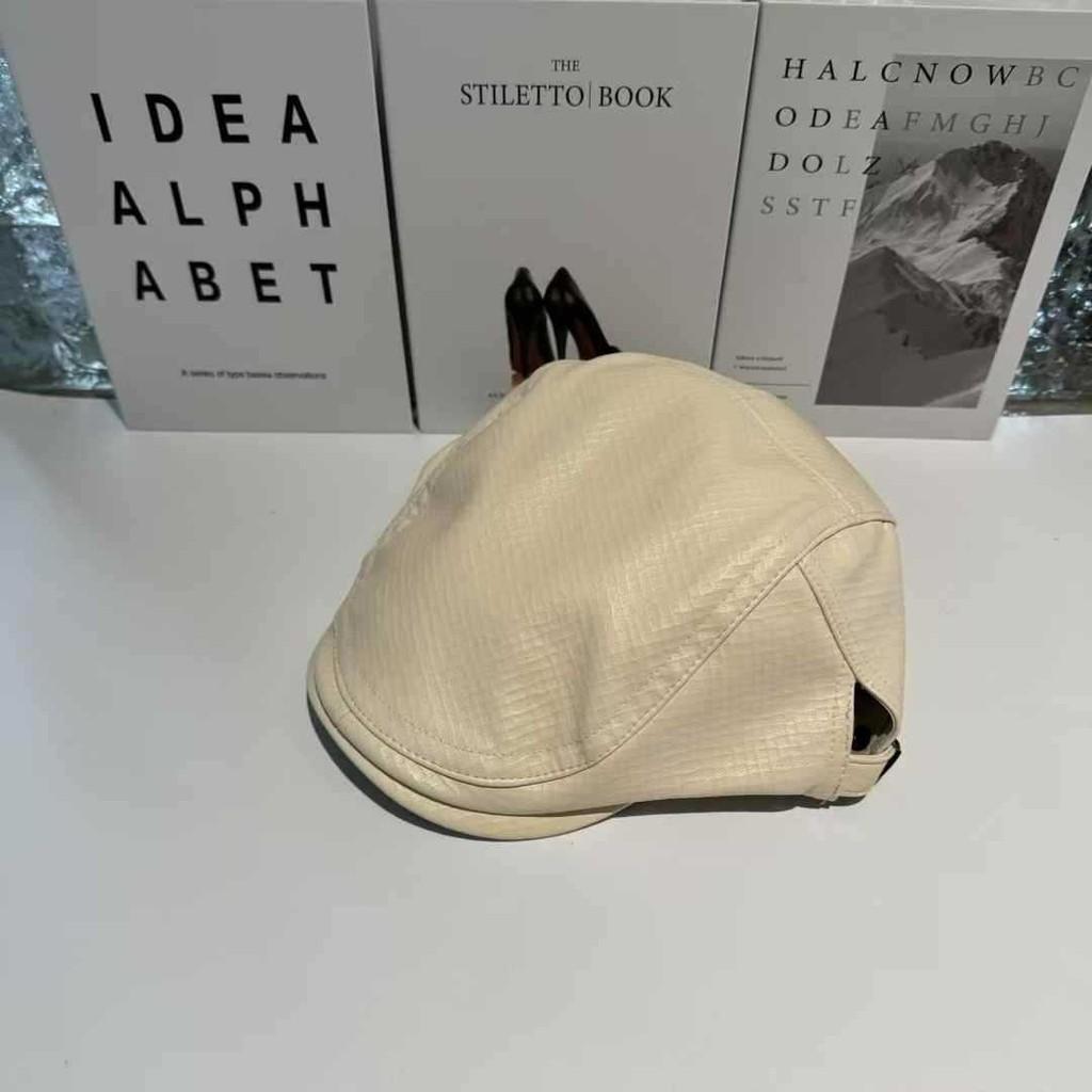 Кожаная Ретро Стильная Клетчатая Плоская Кепка Берет Шляпа Для Женщин Мужчин Для Использования На Открытом Воздухе