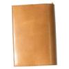 C&L TRASCO Genuine Leather Book Cover [Classic Japanese Craftsmanship] Smooth Vegetable-Tanned Leather (Includes Bookmark) (Classic Brown, A6)