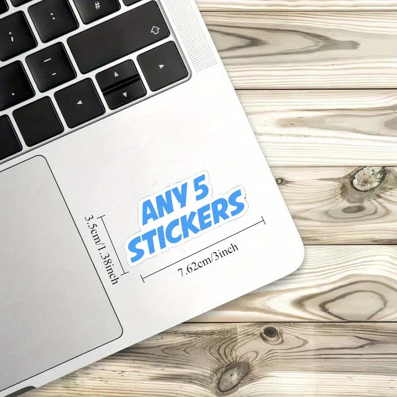 Choose Any 5 Stickers | Custom Sticker Pack | Vinyl Stickers for Laptops, Water Bottles and Tumblers | Choose Your Stickers Bundle