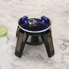 Solar 360 Degrees Rotating Turntable Watch Phone Jewelry Display Stand LED Light (Black)