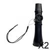 2x Kazoo Adjustable Tone Professional Portable Easy To Play Party Favors Color Upgraded