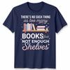 Натуральная Жизнь Книголюбы Унисекс Футболка Не Бывает Слишком Унисекс Книги