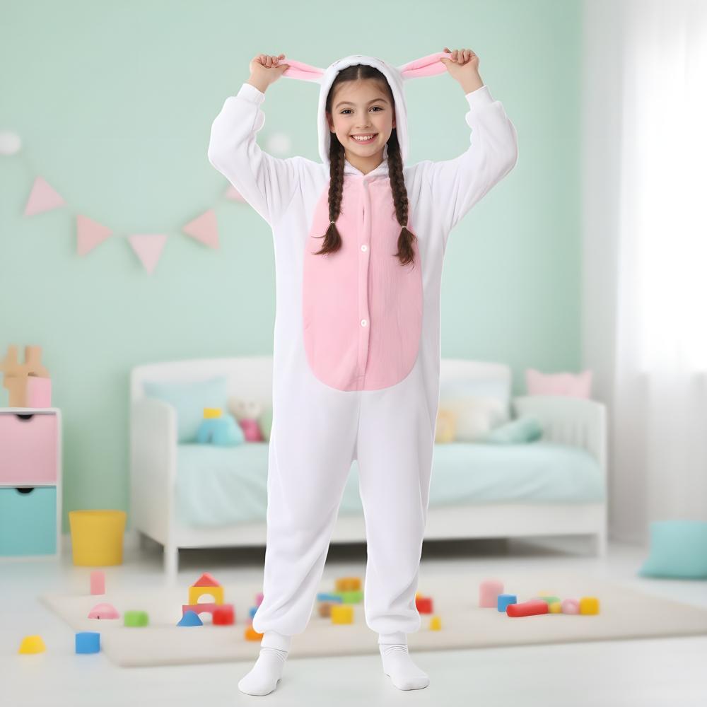 Onesie Kigurumi Pajamas Costume Rabbit Children 105 - 115Cm