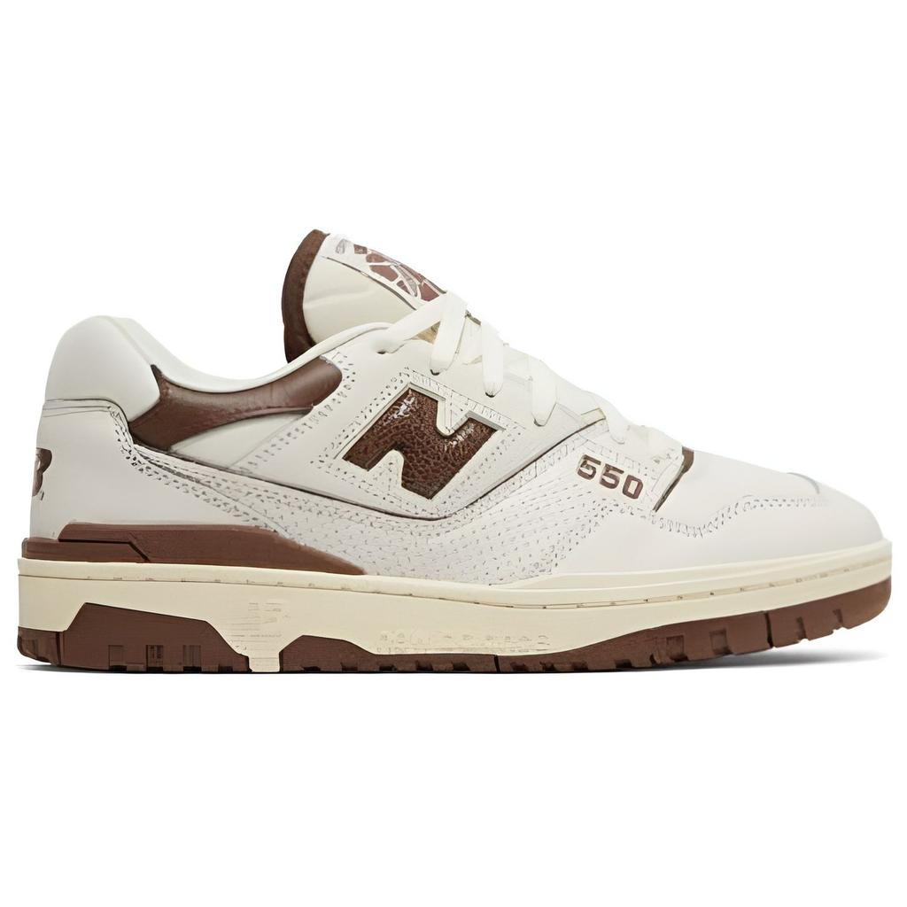 Aimé Leon Dore x New Balance 550 Коричневые Унисекс Кроссовки Белые BB550AB1