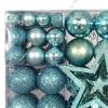 101 Pcs Christmas Balls Set Shatterproof Xmas Tree Decorations Sparkling Christmas Balls with Tree Topper Star for Festive Decor