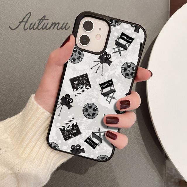 Чехол для телефона с хлопушкой, кинофильмом, для iPhone 11 12 13 14 Pro Max mini XR XS SE 2020 7 8 Plus Galaxy S21 S22