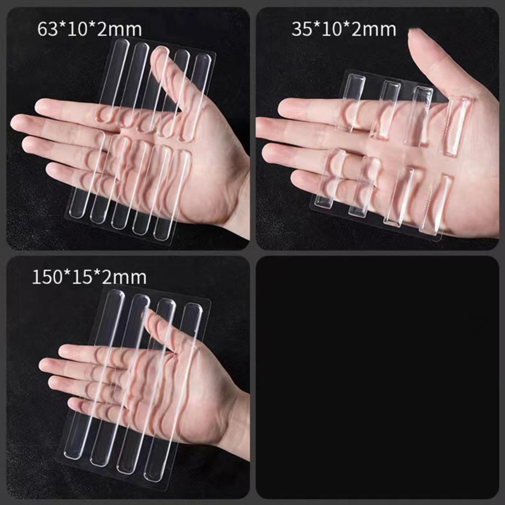 Self Adhesive Buffer Pads Anti-collision Stickers Silicone Door Stopper Cabinet Bumpers Wall Protector Furniture Anti-crash Pad