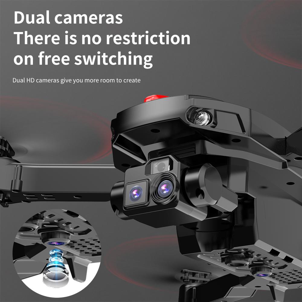 2023 New CS-1 Remote Control Drone 6K HD Single/Dual Camera Optical Flow Positioning WiFi FPV Helicopter RC Quadcopter Selfie RC Drone