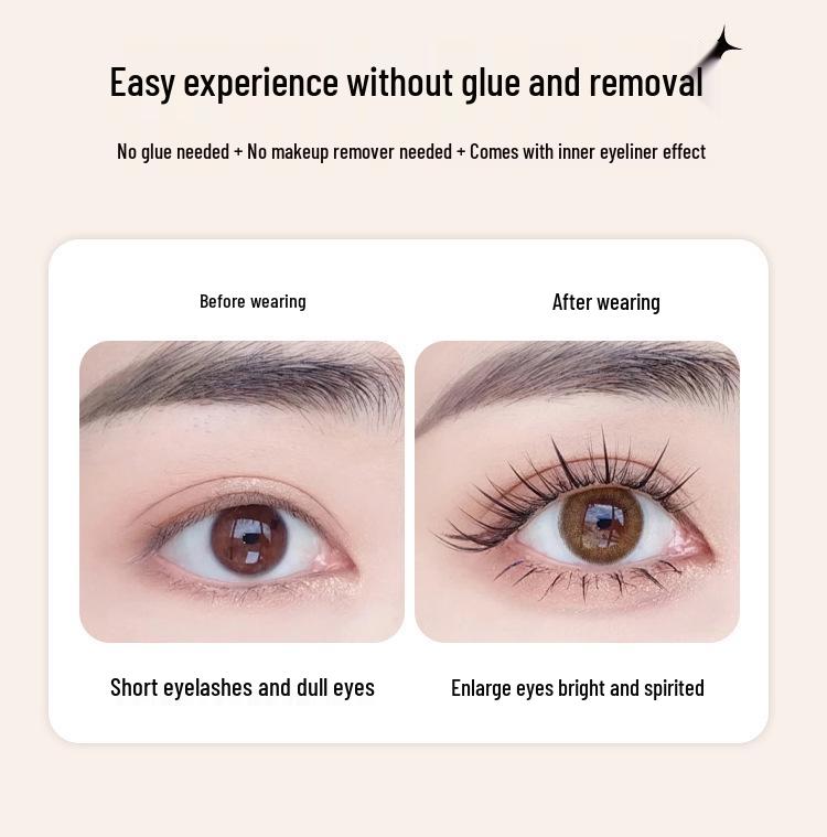 New Style Magnetic False Eyelashes Set: Voluminous In-Stock Eyelashes