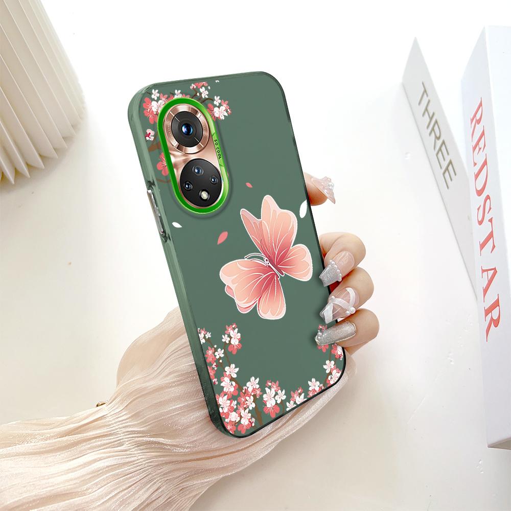 Раскрашенный узор, разноцветный, серебристый, двусторонний твердый корпус, противоударный противоударный чехол для телефона для Huawei Honor Infinix Tecno iPhone