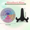 2 Pcs Feelings Wheel Therapy Office Desk Decor Things I Can Control Double Sided Mental Health Emotions Chart with Stand Therapist Gifts Psychology