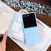 Matte Candy Color Slim Case for Samsung Galaxy Z Flip 7 6  4 3 zflip Pure Color Liquid Silicone Cover for Samsung flip7