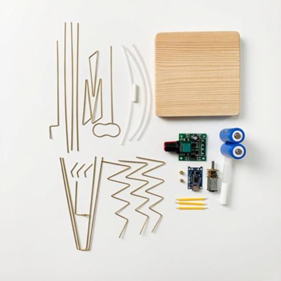 1/2 шт. DIY Вращающийся ветряк Ночник Набор Ручная работа Медная проволока Декорация ветряка со светодиодной подсветкой Вращающиеся лопасти Ветряк Декоративная лампа