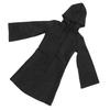 Cosplay Costume with Hooded Cloak, Halloween Present Choice for Wizard Knight Monk Role Play, Adjustable Unisex Robe in Classic Mysterious Colors for