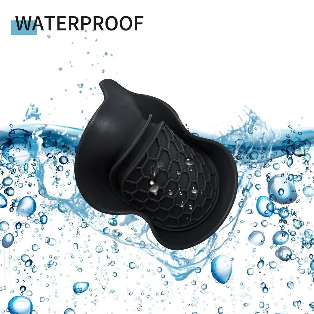 New Non-slip Water Cup Pad Car Coaster Diamond Rhinestone Bling Decoration Anti-skid Rubber Cup Bottle Mat Interior Accessories