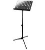 PLAYTECH Music Stand, Orchestra Type, Black, Holds Two A4 Sheet Music Sheets Side by Side