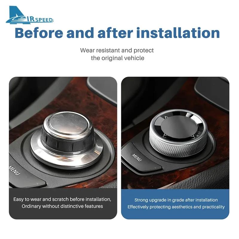 Ceramic Idrive Multimedia Button Knob Cover for Bmw E90 E91 E92 E93 E70 E71 E82 E81 E87 Central Accessories E Chassis Crystal