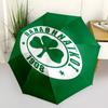 Panathinaikos FC Print Automatic Umbrella, 8 Rib Iron Frame, Plastic Handle, Suitable for Outdoor Travel &Daily , Ideal Gift