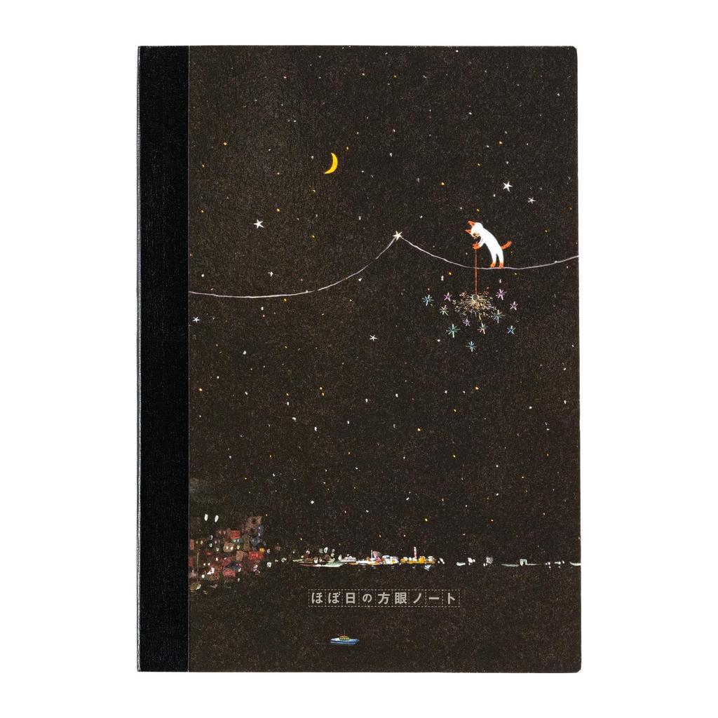 Hobonichi Techo [A6 / A5 ] Блокнот в клетку от Хироко Кубота - Дизайн «Фейерверки», Аксессуары для планера