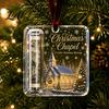 Festive Hanging Cash Holder Personalized Christmas Ornament Custom Acrylic Money Clip for Holiday Gift Display Tree Decorations Unique Keepsake