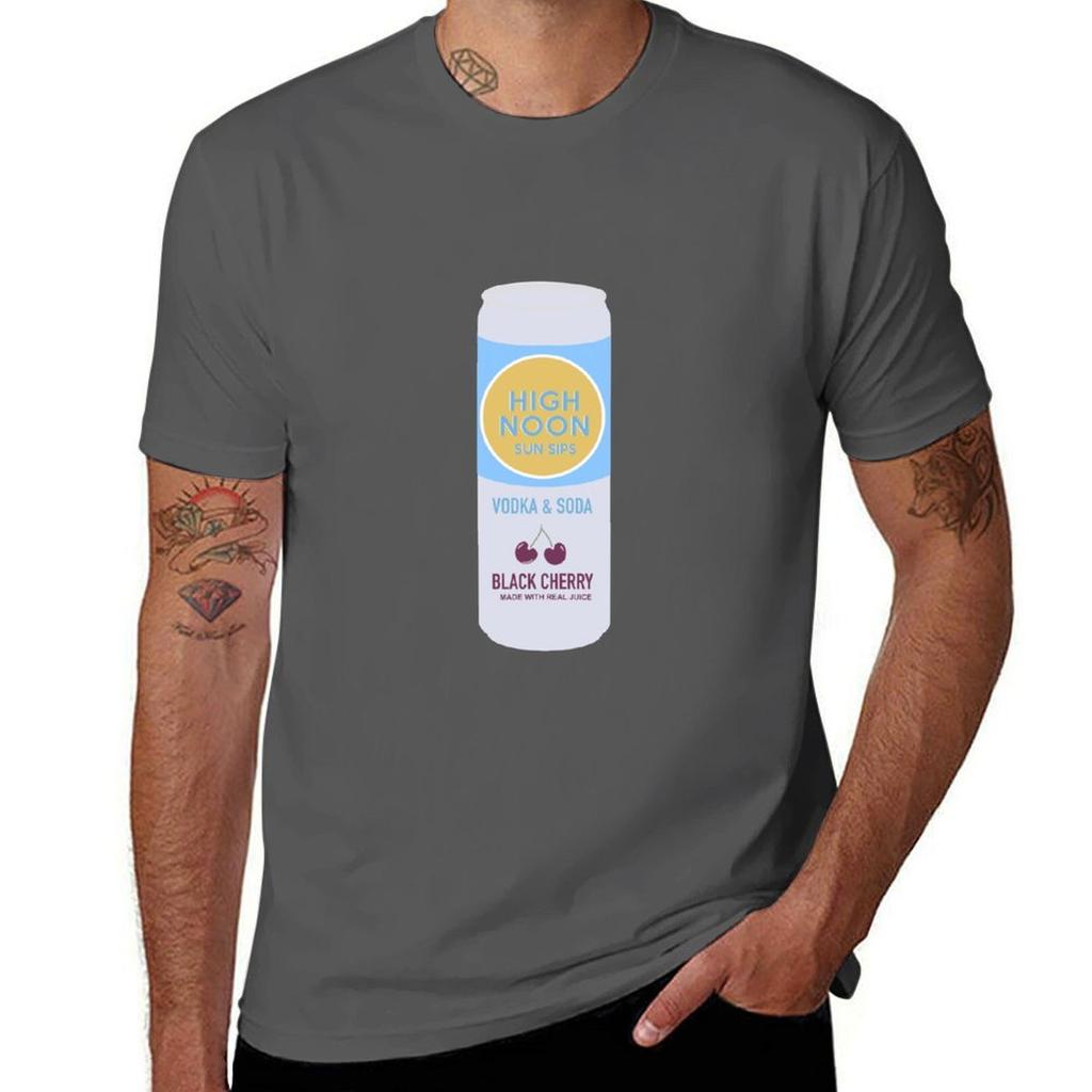 High Noon Black Cherry TShirt Modern Print Casual TShirt