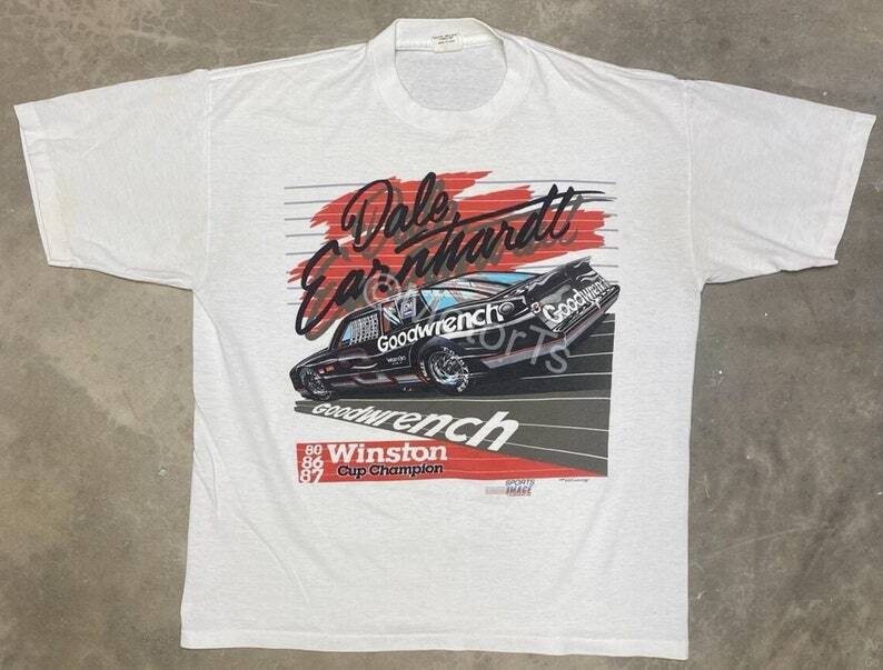 Vintage 1988 Nascar Dale Earnhardt T-Shirt Dale Earnhardt Shirt Full Size S-5XL
