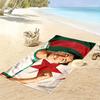 Ibrahim Maza Print Beach Towel, Large Soft Quick Dry Towel for Beach Camping Swimming