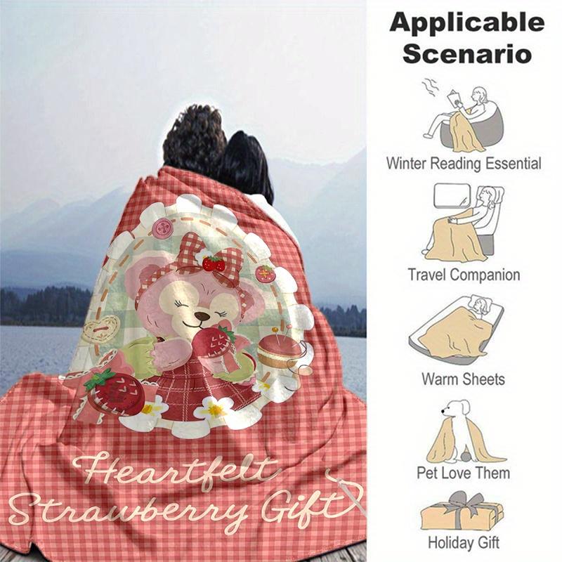 1pc, ShellieMay (5) Home Decor Blanket: A Cozy Flannel Throw for Bedroom, Living Room, Travel, Camping, Car, Beach, Office Naps, Perfect Gift for Sofa