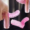 Penis Sleeves Silicone Finger Cock Ring Penis Lesbian Sex Toys for Man Adult Product Nice Choice To As a Gift for Yourself