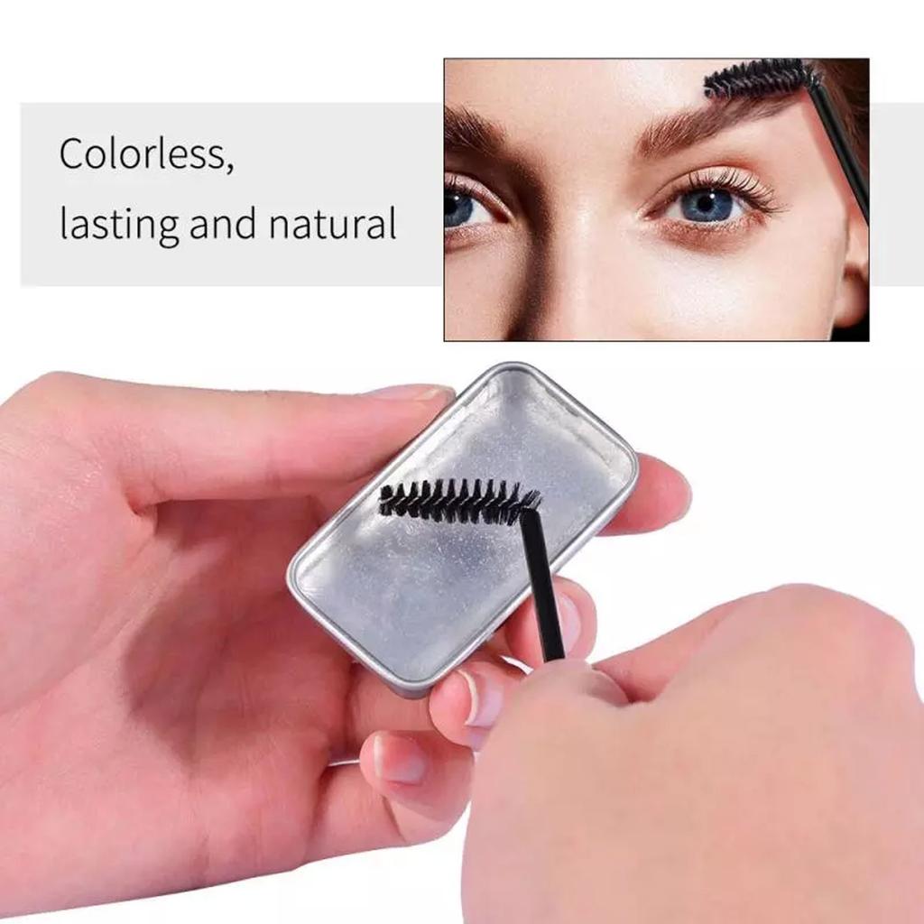 KissBeauty Fresh Peach Eyebrow Бесцветная прозрачная стойкая естественная форма бровей