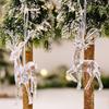 Elk Pendant Acrylic Reindeer Ornament Christmas Tree Clear Deer Dancing Hanging Figurine Xmas Tree Party Supplies