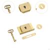 Латунный замок для шкафов, квадратные ящики для хранения вещей