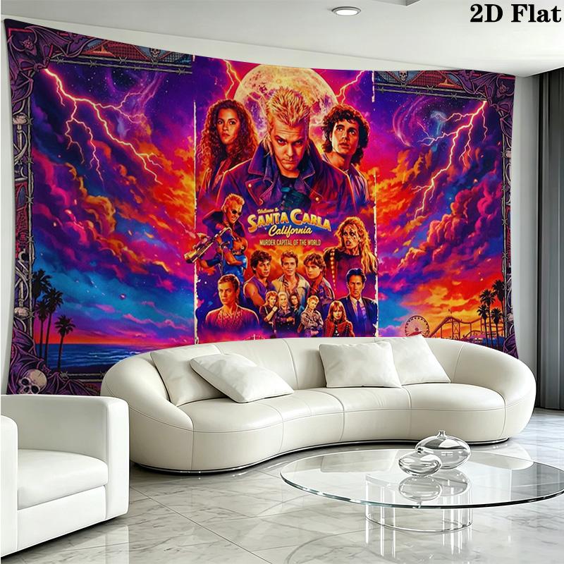 The Lost Boys Wall Tapestry Aesthetic Wall Hanging Printed Fabric Blanket Decorative Tapestries for Bedroom Living Room Home Decor