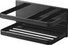 Yamazaki Jitsugyo Magnetic Sponge & Bottle Rack Black Approx. W16.5 X D8.5 X H8cm Tower Sponge Holder Sponge Rack Floating Storage 3338