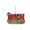 2D Christmas Decoration Pendant Christmas Tree Tag Theme Party Crafts Ornament