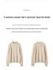 Women's Autumn Winter Cashmere Cable Knit Raglan Pullover Sweater