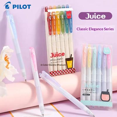 Выдвижная гелевая ручка Pilot Juice Color 10EF Японские канцелярские товары Юбилейное лимитированное издание 0,5 мм Цветные чернила Плавное письмо