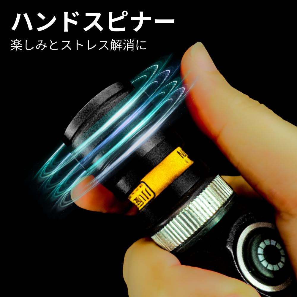 WARSUN FXXF Rechargeable Magnetic Flashlight 1000 and Spinner Function LED Light Compact, High-Brightness Lumens, Malfunction-Proof,