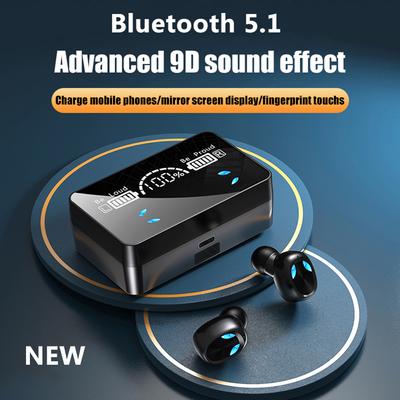 Новые X3 Зеркальные цифровые дисплеи Сенсорные беспроводные Bluetooth-наушники TWS Bluetooth 5.1 Беспроводные наушники Спортивная Bluetooth-гарнитура для всех смартфонов