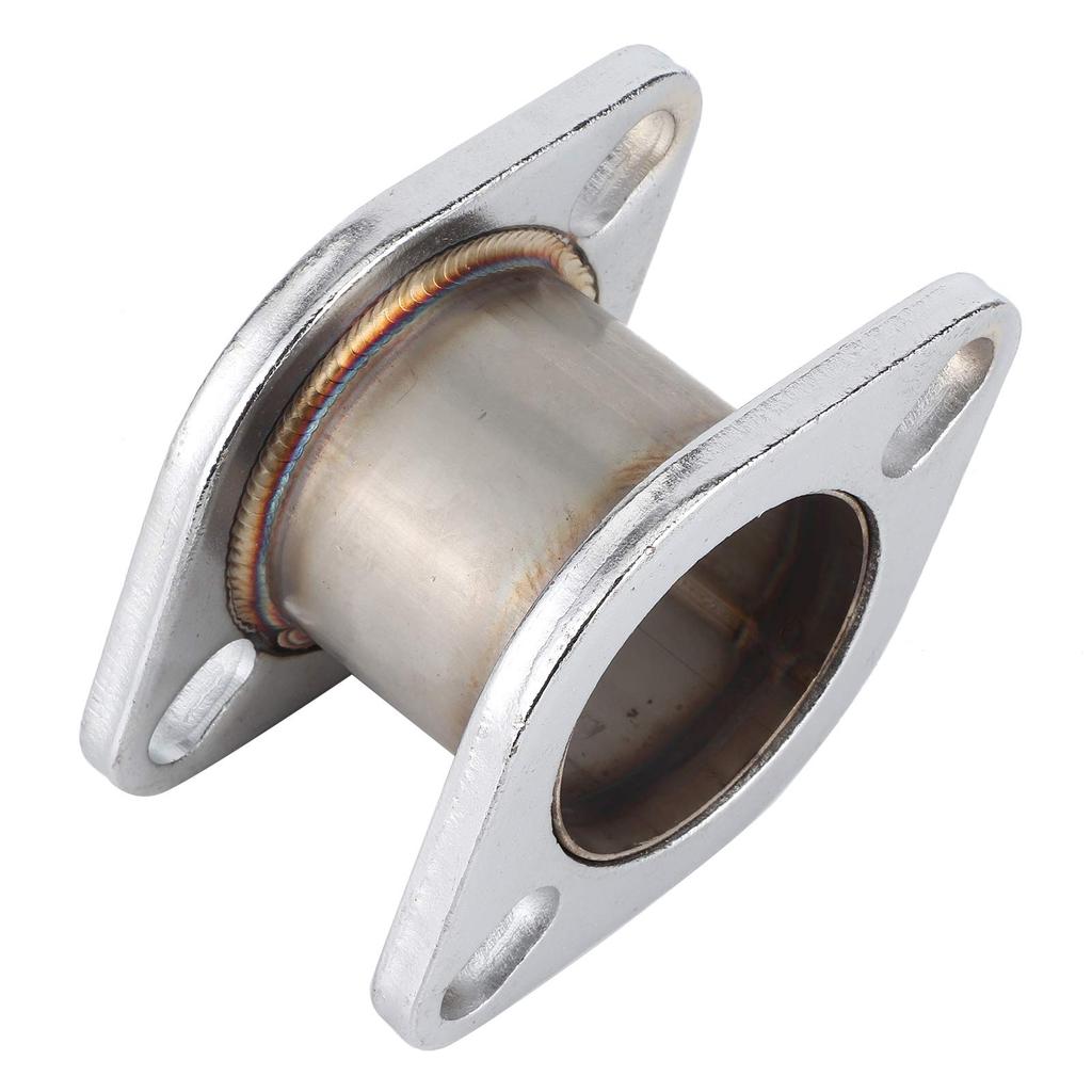 Extension Flange Corrosion Resistant Muffler Pipe Extension Flange Universal Vehicle Accessories Fit 2.5" Inner Diameter 2 Bolt Flange