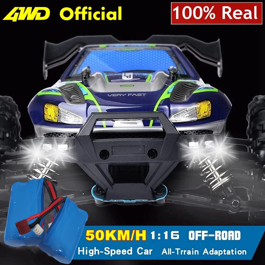 Новый высокоскоростной гоночный внедорожник 4WD RC Car 50 км/ч или 80 км/ч Супер бесщеточный высокоскоростной радио 4x4 Off Road Super Fast Drift Racing RC Truck Vehicle